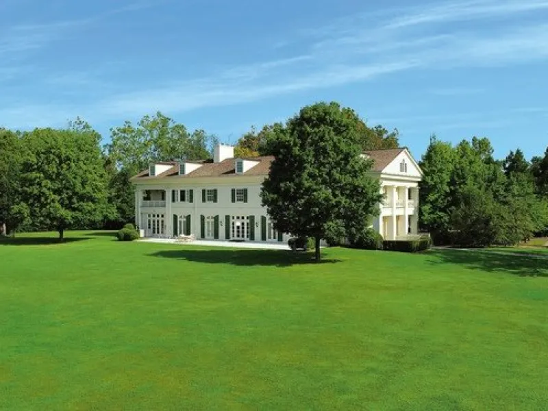 The M.A. Center DC ashram and grounds in Potomac