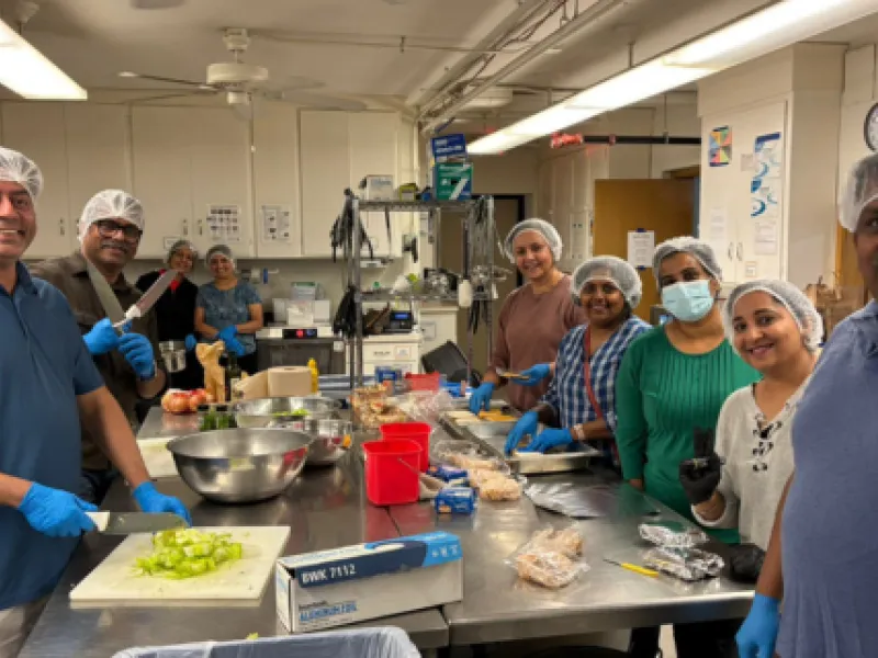 Serving with Love at the Shelter - Minnesota Satsang