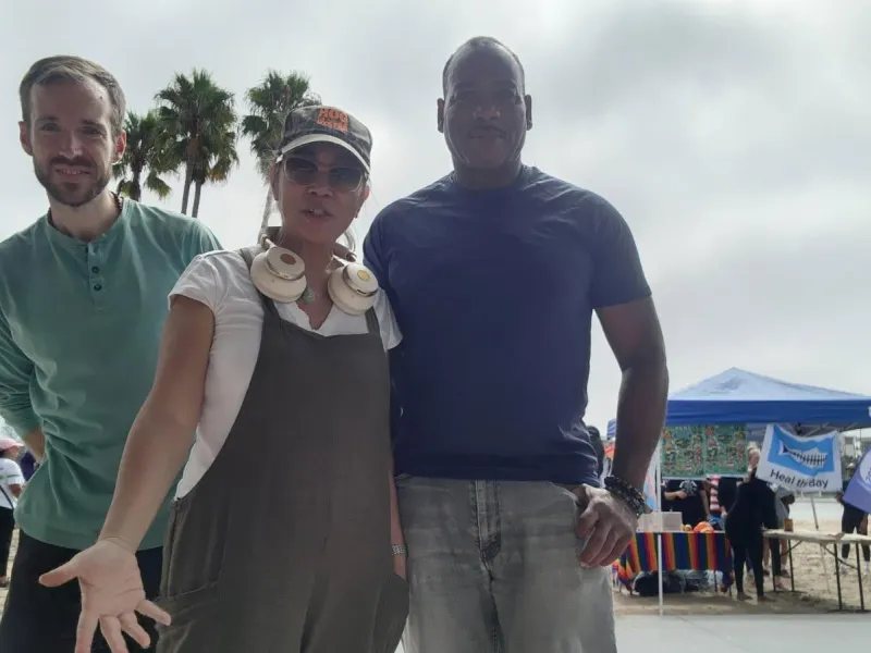 World Cleanup Day at Mother's Beach, Marina del Rey