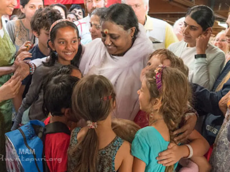 Amma at MA Center Summer 2016