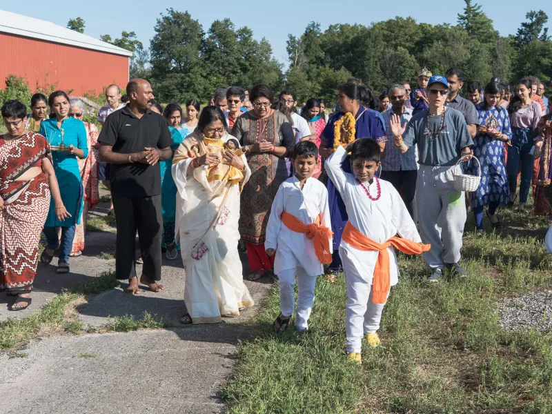 Krishna Jayanthi procession at Amma Center Toronto