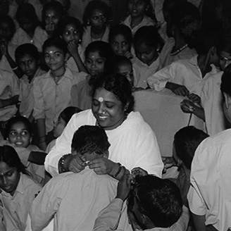 Amma in her orphanage