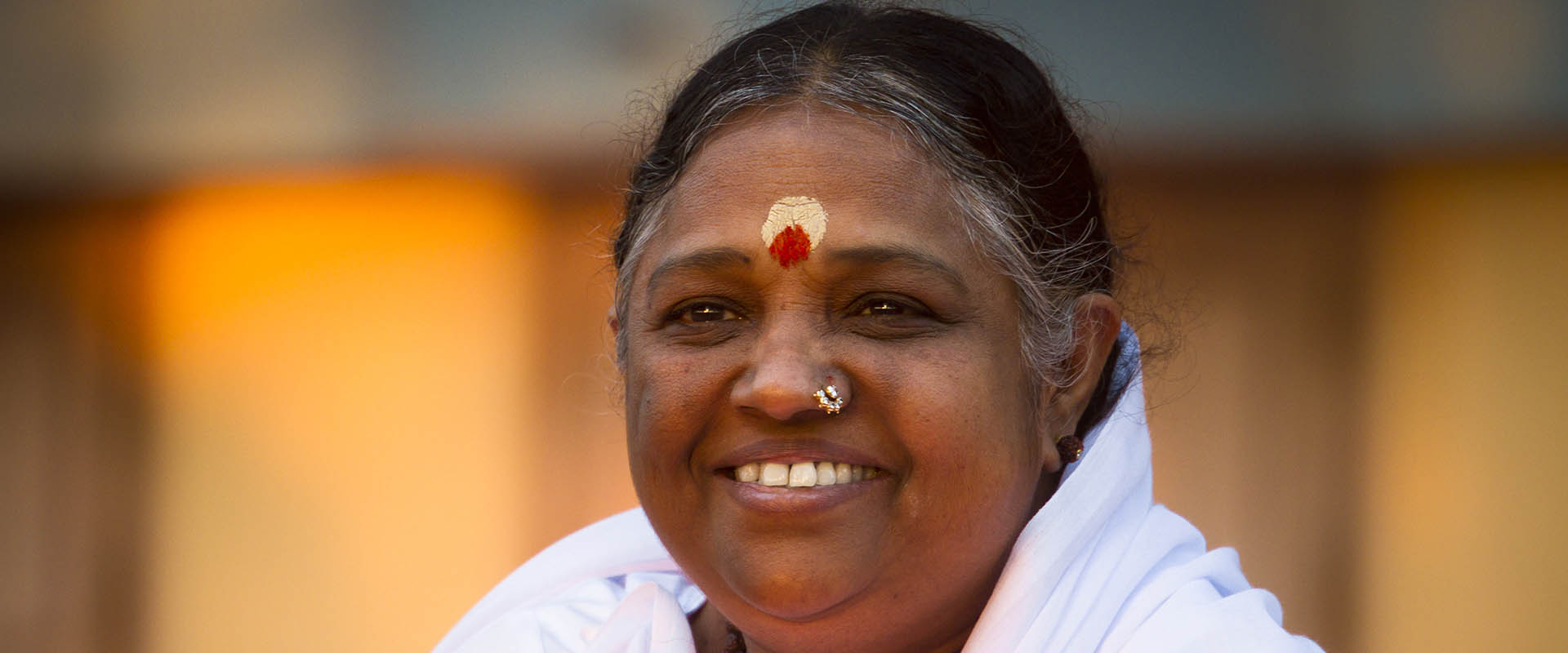 Amma portrait warm smile