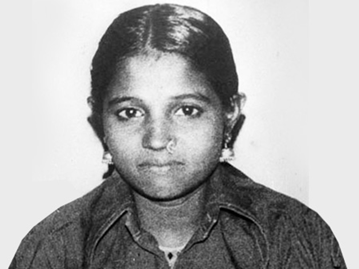 Amma as a teenager