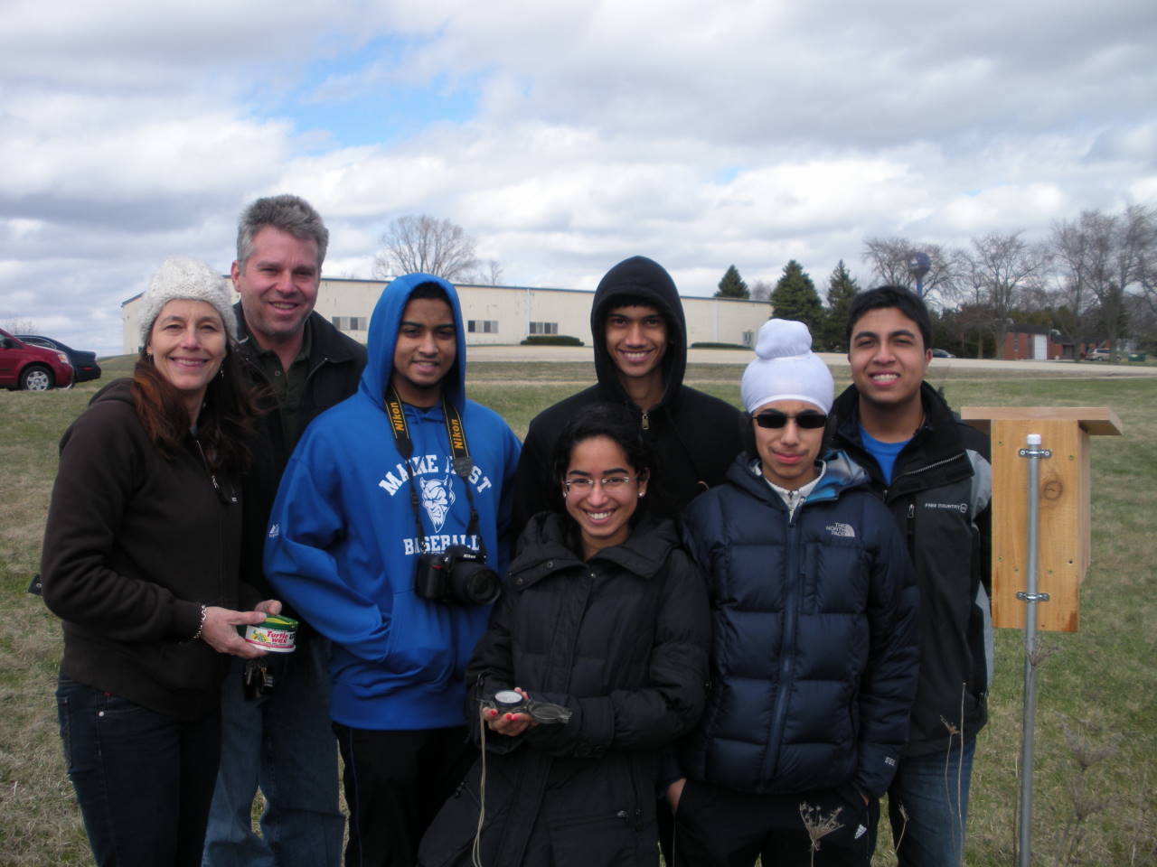 MA Center Chicago AYUDH and Green Friends Bluebird Nest Project