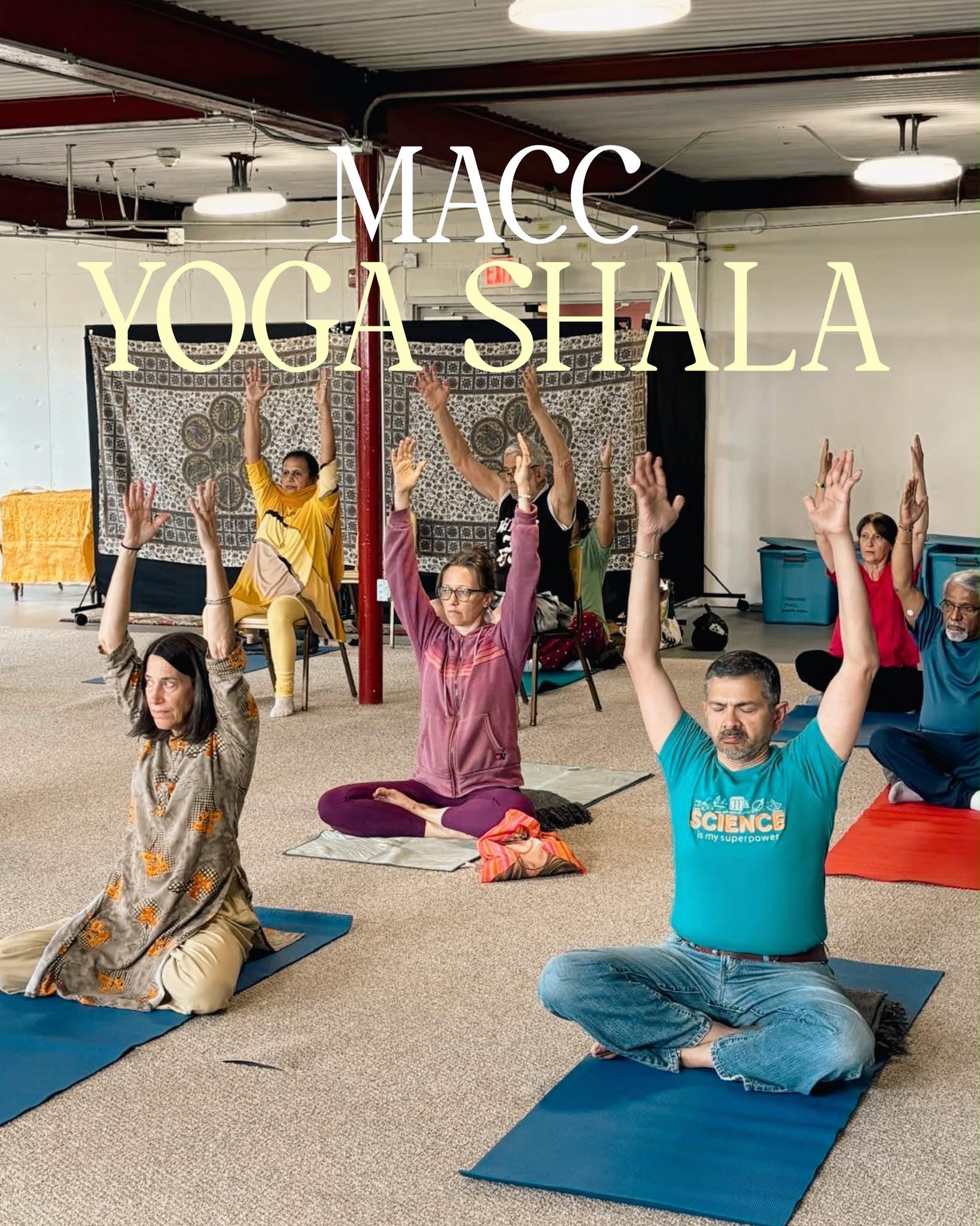 The new Yoga Shala at MA Center Chicago