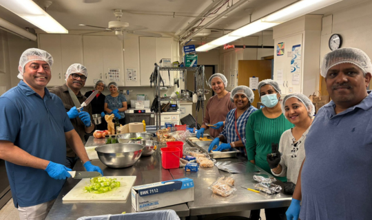 Serving with Love at the Shelter - Minnesota Satsang