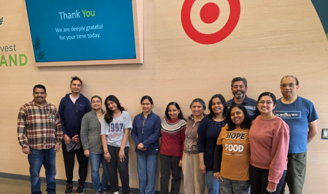 Amma MN Satsang Volunteers at Second Harvest