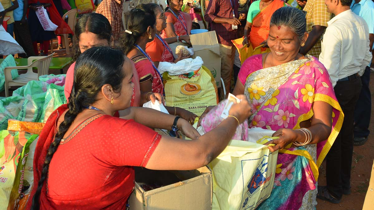Flood Relief Work in Southern India