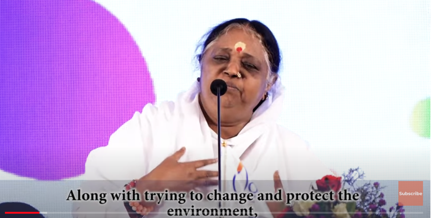 Amma's Inaugural Address at the C20 Inception Meet
