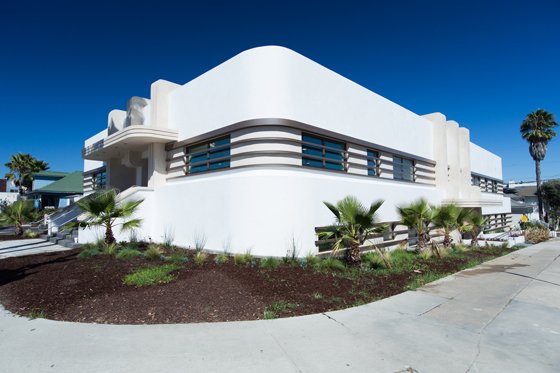 The art-deco MA Center LA building in Redondo Beach
