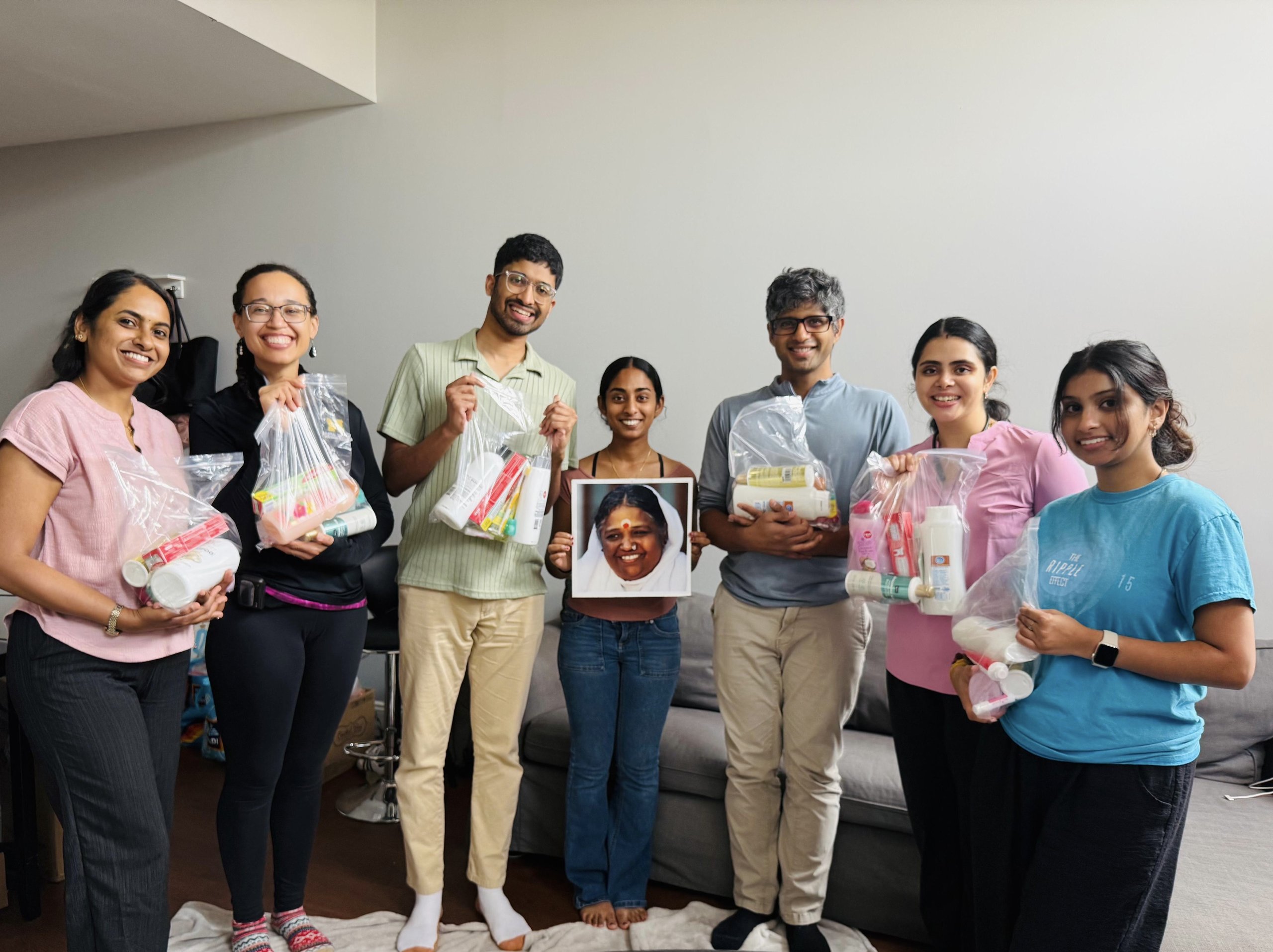 AYUDH New England with the blessing bags