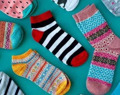 Warm socks for the Socks for the Homeless project
