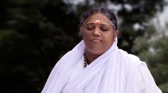 Amma in meditation