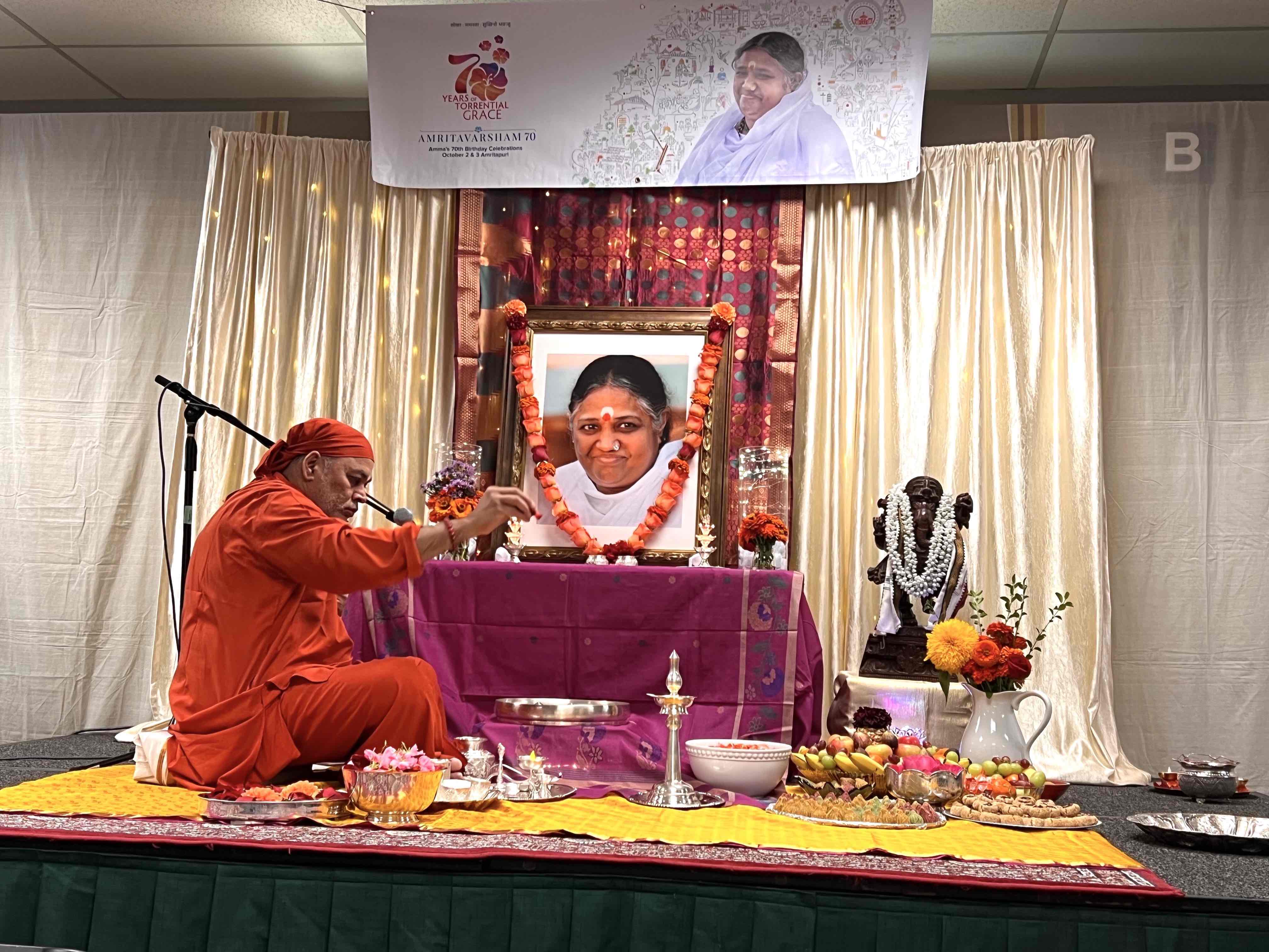Amma's 70th birthday celebration in Bellevue