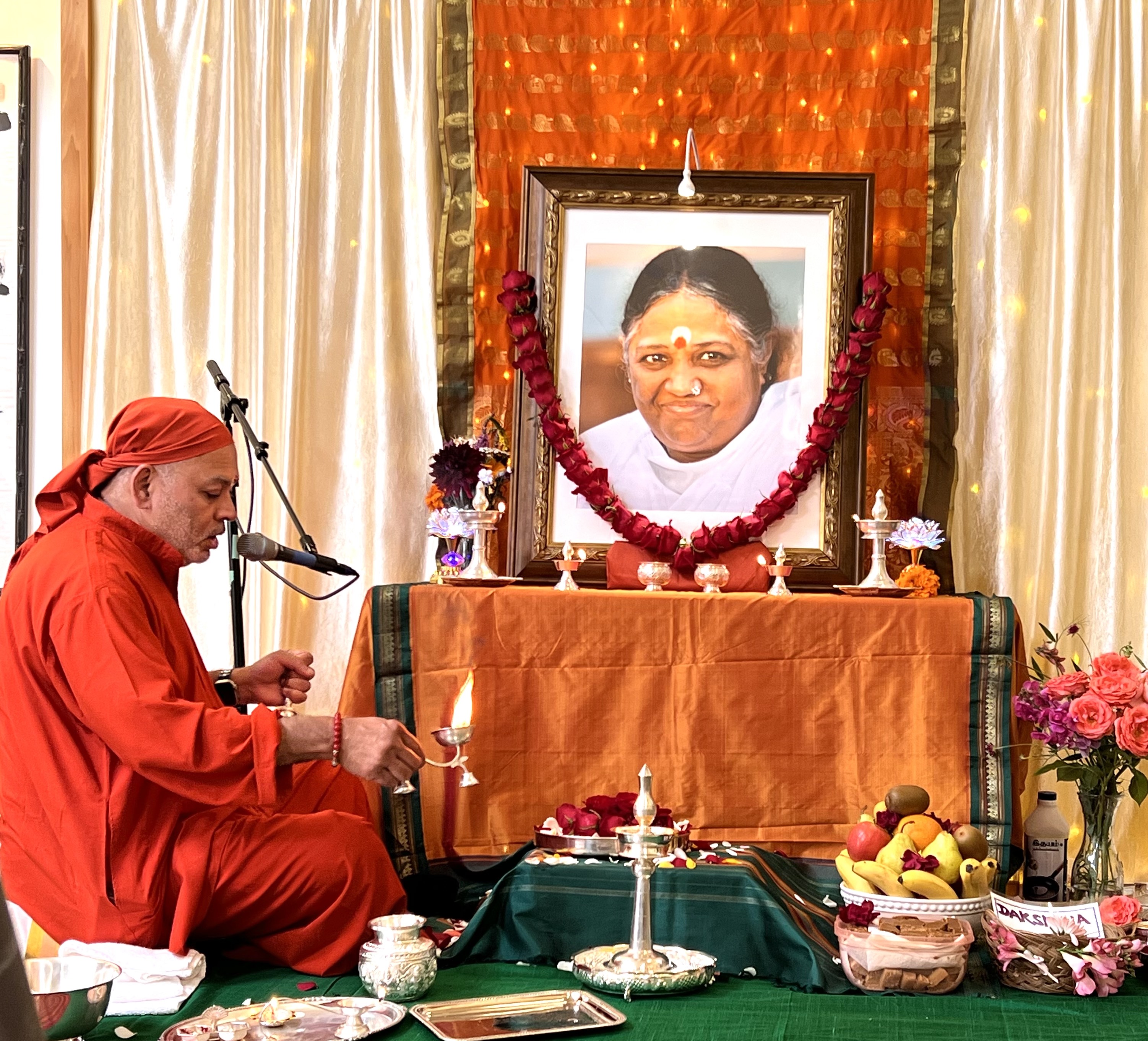 Guru Purnima celebration with Swamiji