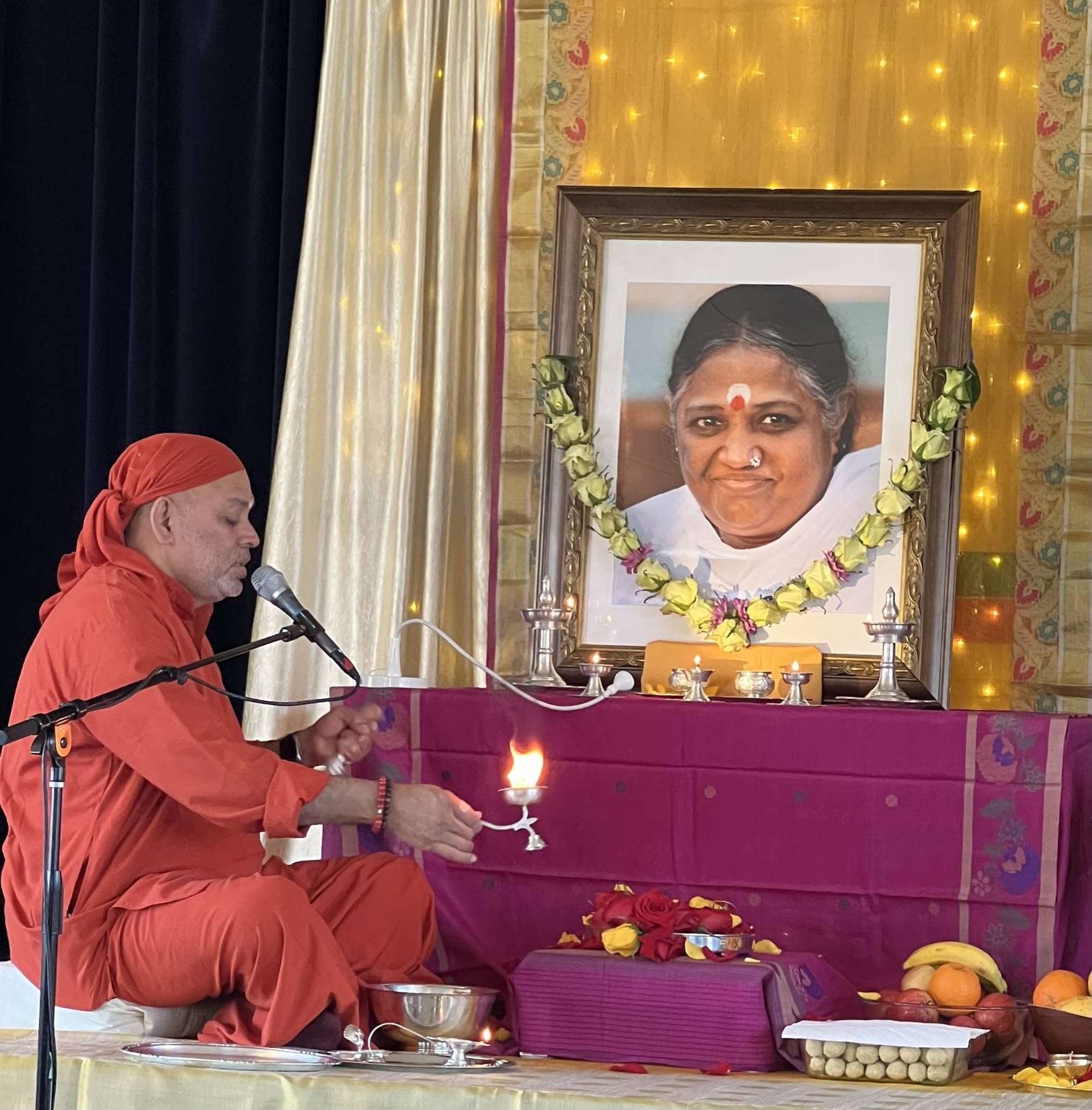 April satsang with Swamiji