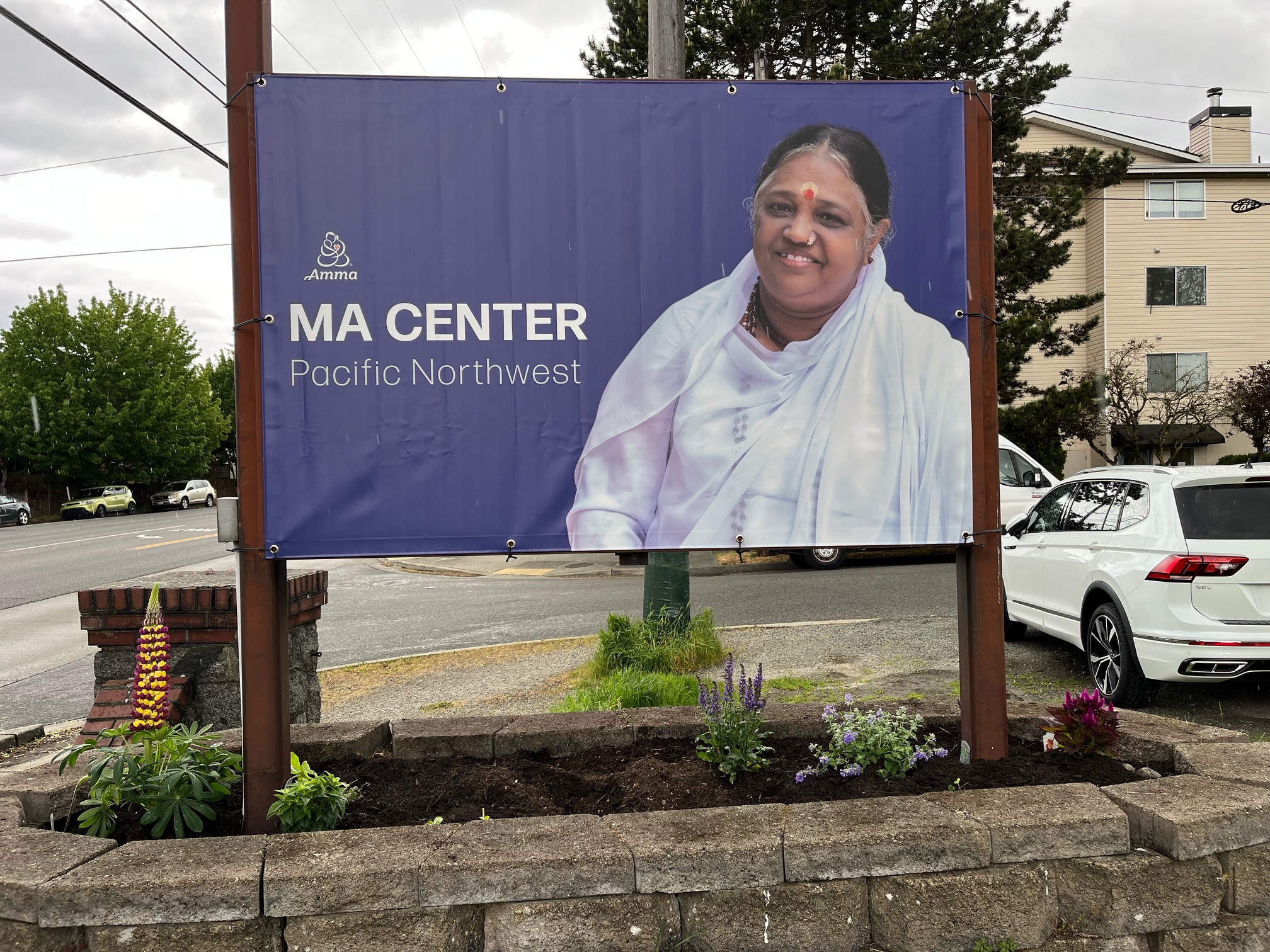 M.A. Center PNW sign and temple in Greenwood, Seattle