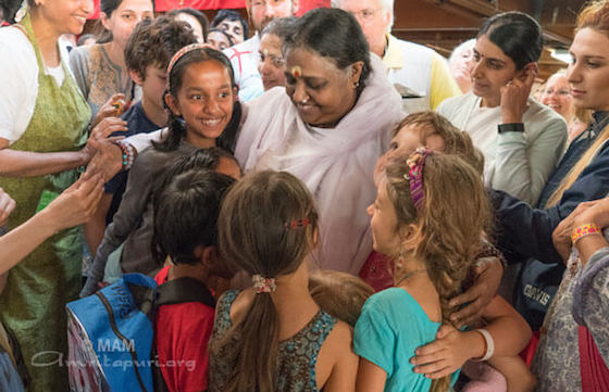 Amma at MA Center Summer 2016