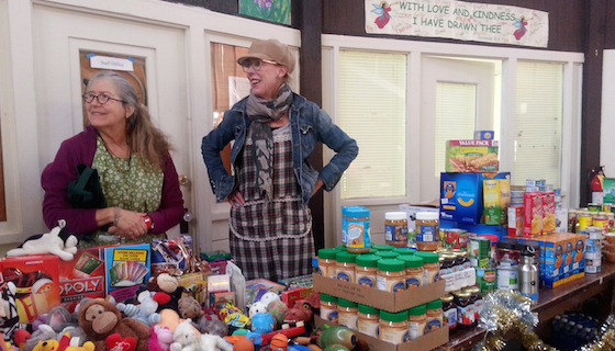 Berkeley Mother's Kitchen Christmas meal serving