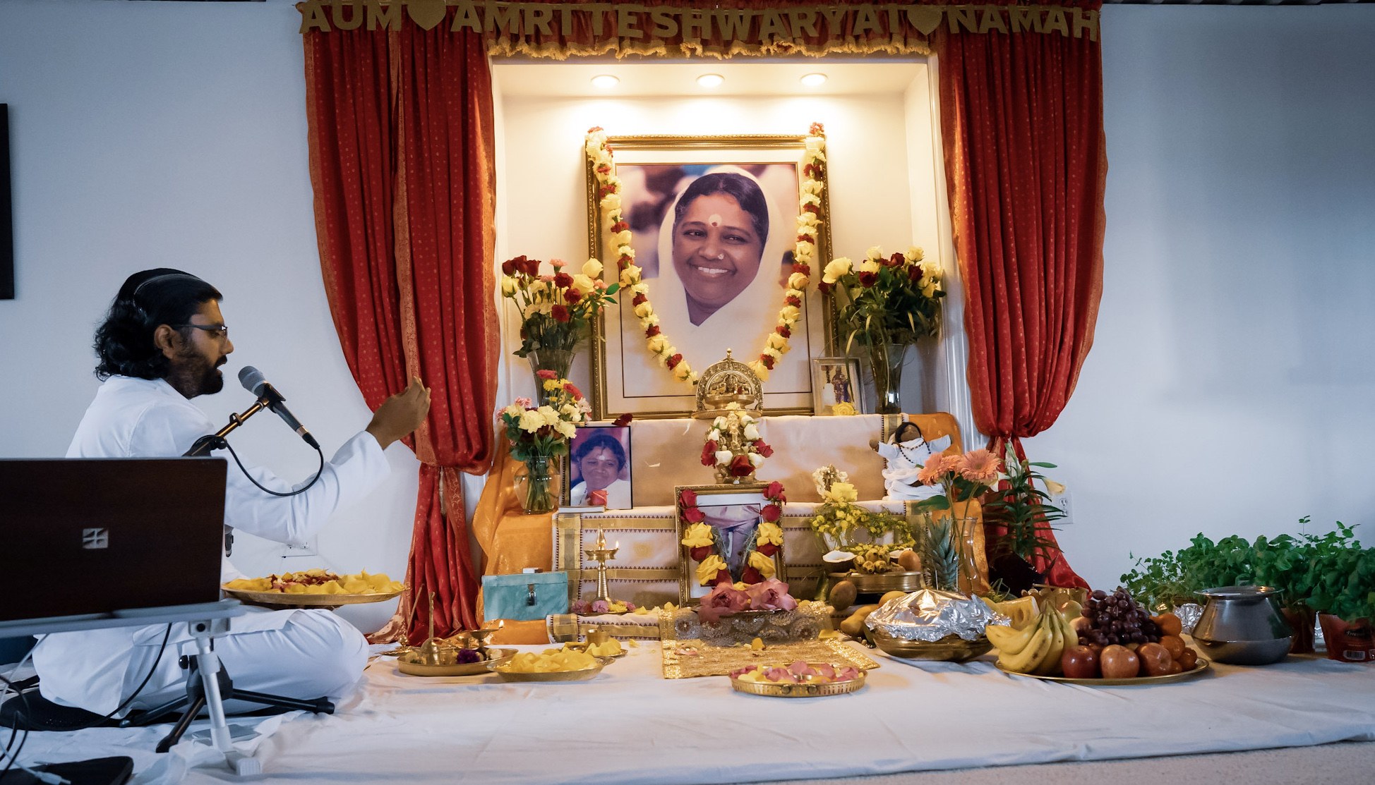 Apr 13: Vishu Thaineetam with Br. Ramanand