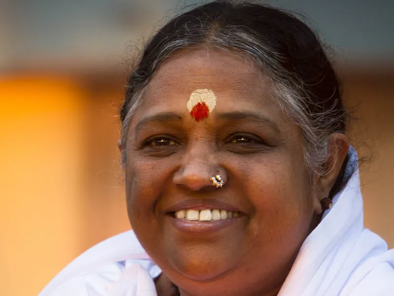 Amma portrait warm smile