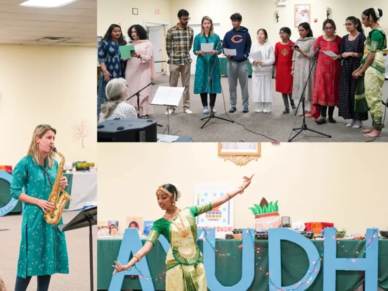 A cultural program at the AYUDH winter retreat