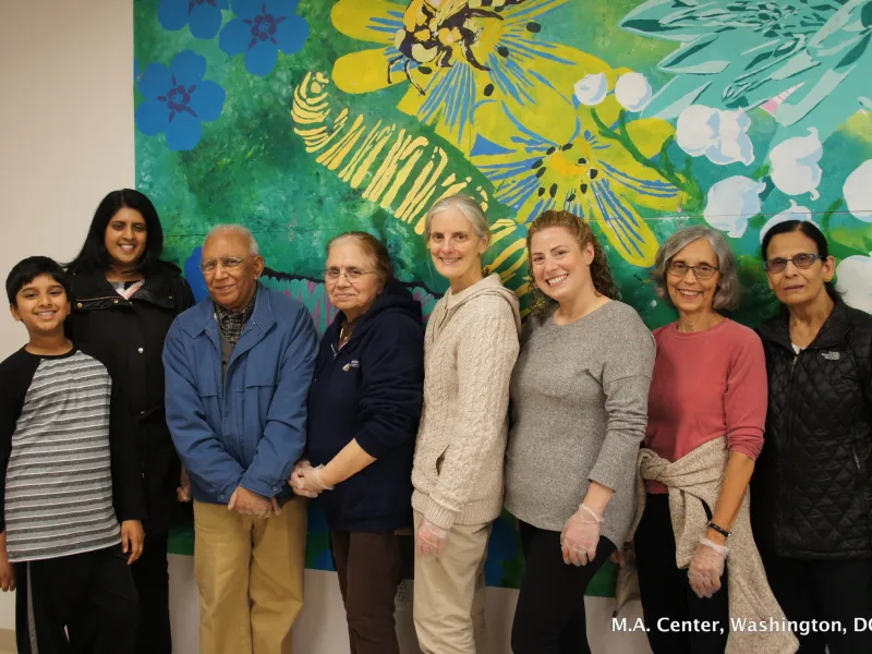 Mother's Kitchen volunteers at M.A. Center DC
