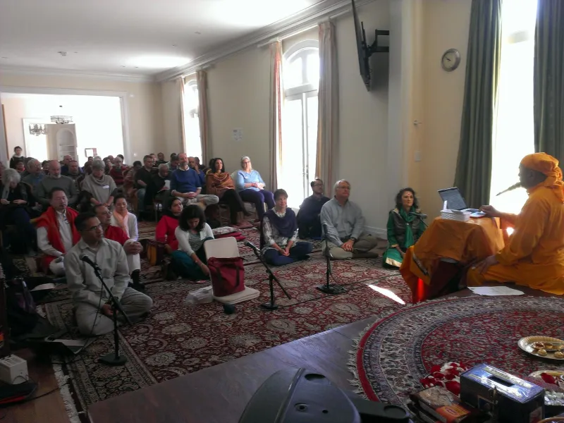 The community at a retreat at M.A. Center DC