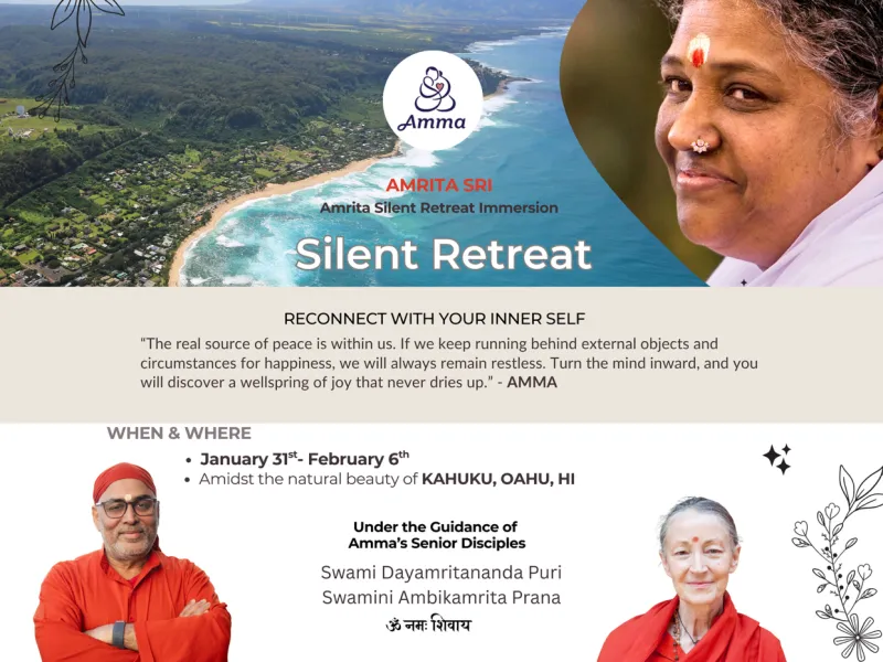 Amrita Silent Retreat Immersion in Hawaii