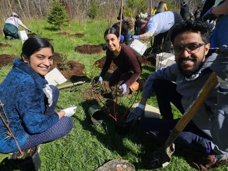 Apr 26: AYUDH TO Tree Planting at Neilson Park