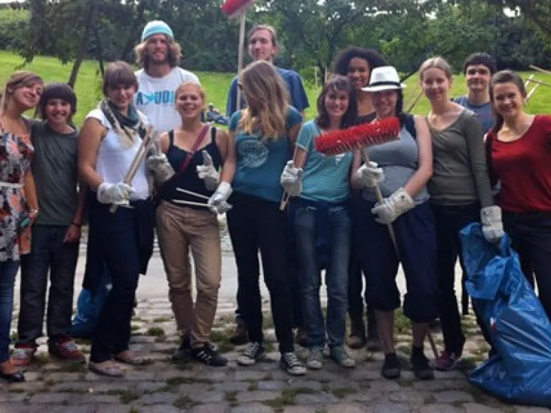 German Youth Group Fulfills A Promise