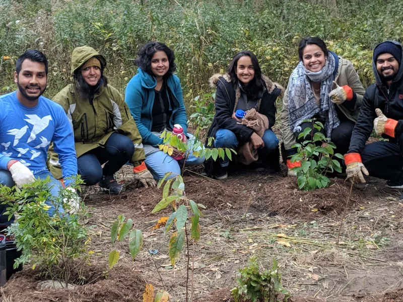 Oct 13: AYUDH Tree Planting at Cedar Ridge Park