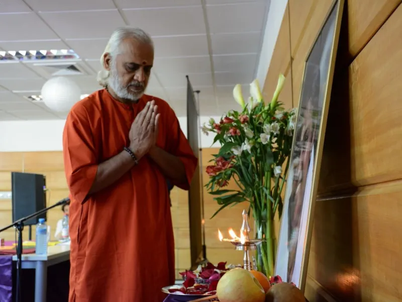 Swami Ramakrishnananda Puri in Chile