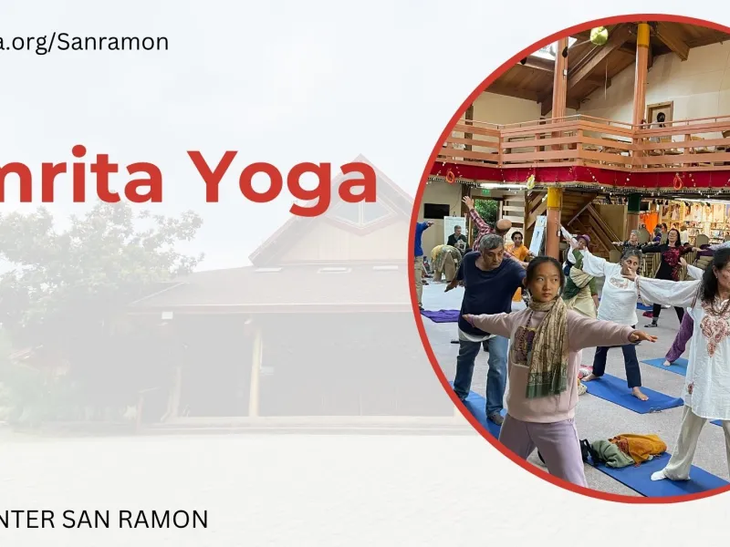Amrita Yoga flyer — MA Center San Ramon
