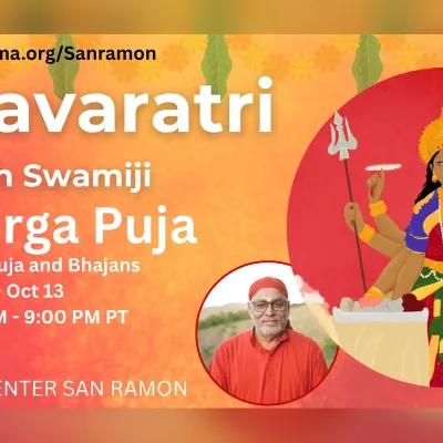Navaratri Durga Puja with Swamiji