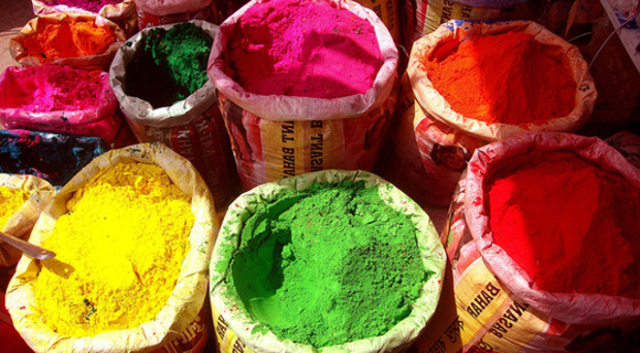 Holi colours
