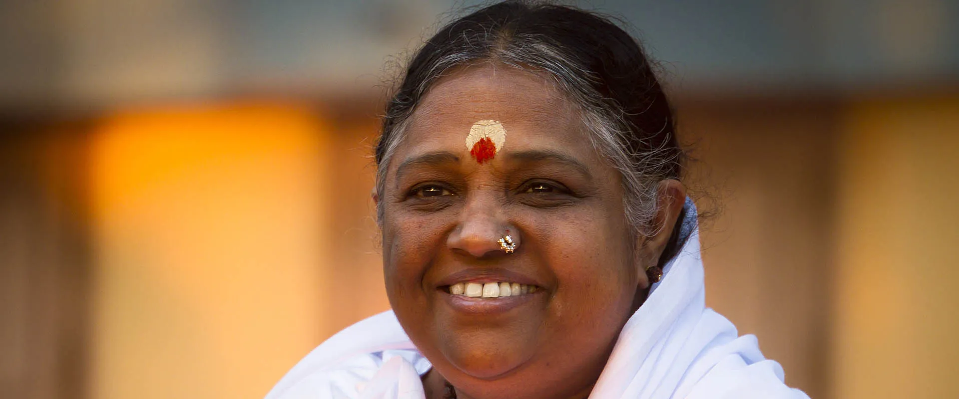 Amma portrait warm smile