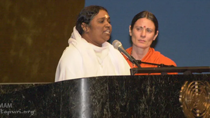 United Nations, New York — Amma