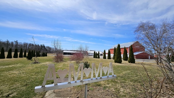AMMA sign at Amma Canada Centre April 2024