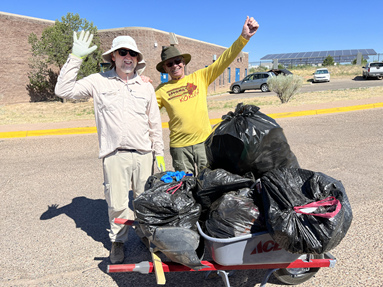 How could you not want to be part of this fun? Look at all that trash!