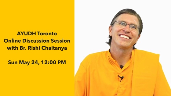 Online Discussion Session with Br Rishi Chaitanya - Sun May 24 2026