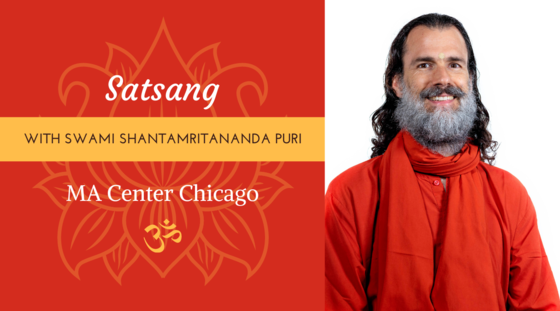 Satsang with Swami Shantamritananda Puri A photo of Swami Shantamritananda Puri