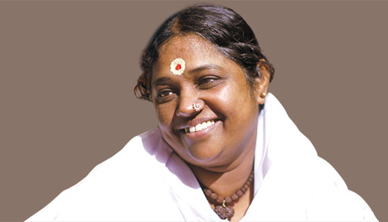 Amma smiling