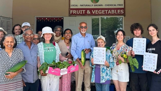 MP Kristina Tesser Derksen with Amma Canada volunteers