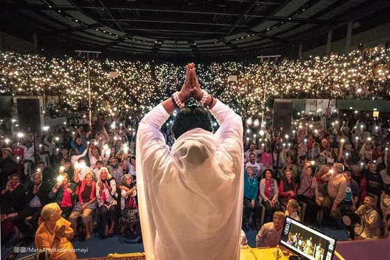 The inspiration behind the One Million Lights Campaign - Our beloved Amma.