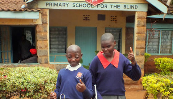 AYUDH's White C(r)ane Project AYUDH helps Blind Children with Canes