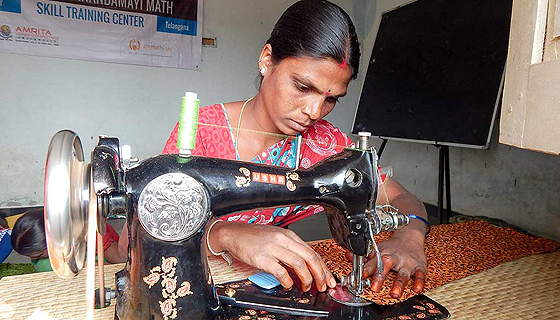 Reusable sanitary napkins - an eco-friendly project creating jobs for village women