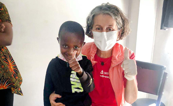 This year, she met a little girl who deeply inspired her