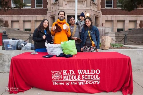 Life became a little warmer at Waldo Middle School